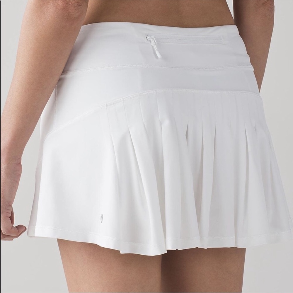 Lululemon Golf Pleated Tennis Skirt White Small 4